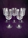 Rare Elegant Glass Wine Set, Decanter and 5 Wine G