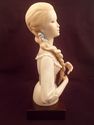 Rare Large Cybis Guinevere Bust Porcelain Figurine