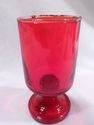 Collection 10 Ruby Red Footed Glasses, 7 Cordial o