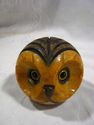 Vintage Hand Carved Marble Owl Paperweight