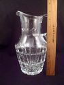 Exceptional Quality Cut Crystal Pitcher, Applied H