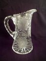 American Brilliant Period Antique Cut Crystal Pitc