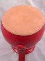 Rare Cantagalli Italian Pitcher, Deep Red, Made fo