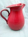 Rare Cantagalli Italian Pitcher, Deep Red, Made fo