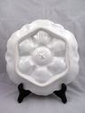 Antique Porcelain Six-Well Oyster Plate, 1880's, B