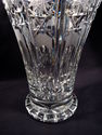 Beautiful Cut Crystal Vase, Very Heavy, Hobstars, 