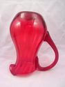 Exceptional Ruby Red Pitcher, Hand-Made Glass, Ocu