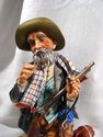 RARE Capodimonte Porcelain Figurine "Hunter and Do