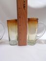 Collection of 10 Hand-Made Studio Glasses, Amber, 