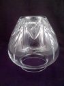 Marked Lenox Crystal Vase, Cut Blades, Windows, Ex