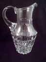 Exceptional Quality Cut Crystal Pitcher, Applied H