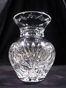 American Brilliant Period Cut Crystal Vase, Antiqu