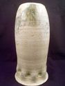 Rustic Hand-Thrown Clay Vase, Thumbprints, Poss. N