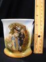 Exceptional Porcelain Shaving Mug, Gentleman, Lady