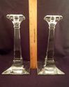 Pair of Villeroy & Boch Crystal Candlesticks, Cand