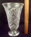 Large Waterford Cut Crystal Footed Vase, Giftware 