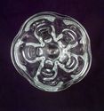 Exceptional Quality Crystal Bowl, Knobbly, Heavy, 