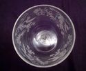 Set of Five Rare Lotus Glass Co. "Vesta" Etched Cr