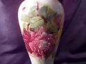 Hand-Painted Ceramic Lamp with Exotic Amethyst Bea