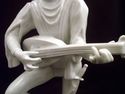 Lute Player, Bard Porcelain Figurine, Western Germ