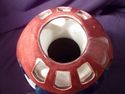 Austria Moravian Pottery Vase, Rare Antique, Hand-