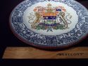 Canada Coat Of Arms Commemorative Plate Marked Dom