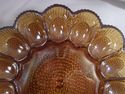 Indiana Glass Deviled Egg Plate, Amber Hobnail Car