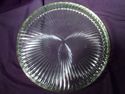 Vaseline Glass Serving Tray, Unusual, Large, Heavy