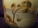 Nippon Porcelain Hand Painted Vase, Gilded, Handle