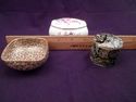 Eclectic Collection of 3 Trinket, Dresser Boxes, D