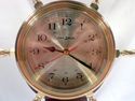 Howard Miller Britannia Brass Ship's Wheel Clock, 