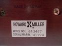 Howard Miller Britannia Brass Ship's Wheel Clock, 