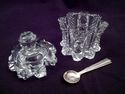 Antique American Brilliant Period Cut Crystal Lidd