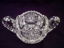 Antique American Brilliant Period Cut Crystal Crea