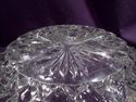 Vintage Large Centerpiece Crystal Glass Bowl, Quil