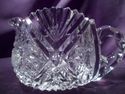 American Brilliant Period Creamer, Clear Heavy Thi