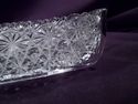 Large 14" Glass Boat/Celery Tray, Early American P