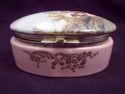 Vintage Lidded Trinket, Dresser Box, Courting Scen