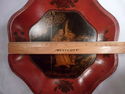 Chinese Octagonal Red Lacquered Wood Bowl, Kwan Te