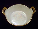 Antique Limoges France Porcelain Butter Tub, Separ