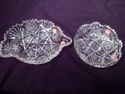 Two American Brilliant Period Period Cut Crystal N