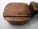 Antique Persian Bronze Qualamdan, Pen & Ink Case, 