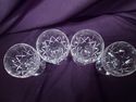 Set Of 4 Marked Stuart English Cut Crystal Water, 