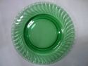 Collection of Four Depression Glass Plates, Green 