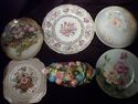 Eclectic Dinner Plate Collection, Seven Pieces, Co