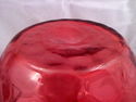 Large 94 Oz. Fenton Cranberry Coin Dot Pitcher, Cl