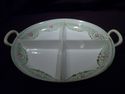 Hand-Painted Nippon Divided Tray, Porcelain, Late 