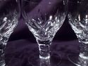 Set Of 4 Marked Stuart English Cut Crystal Water, 