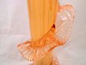 Victorian Amber Tall Art Glass Vase, Stevens & Wil