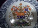 Canada Coat Of Arms Commemorative Plate Marked Dom